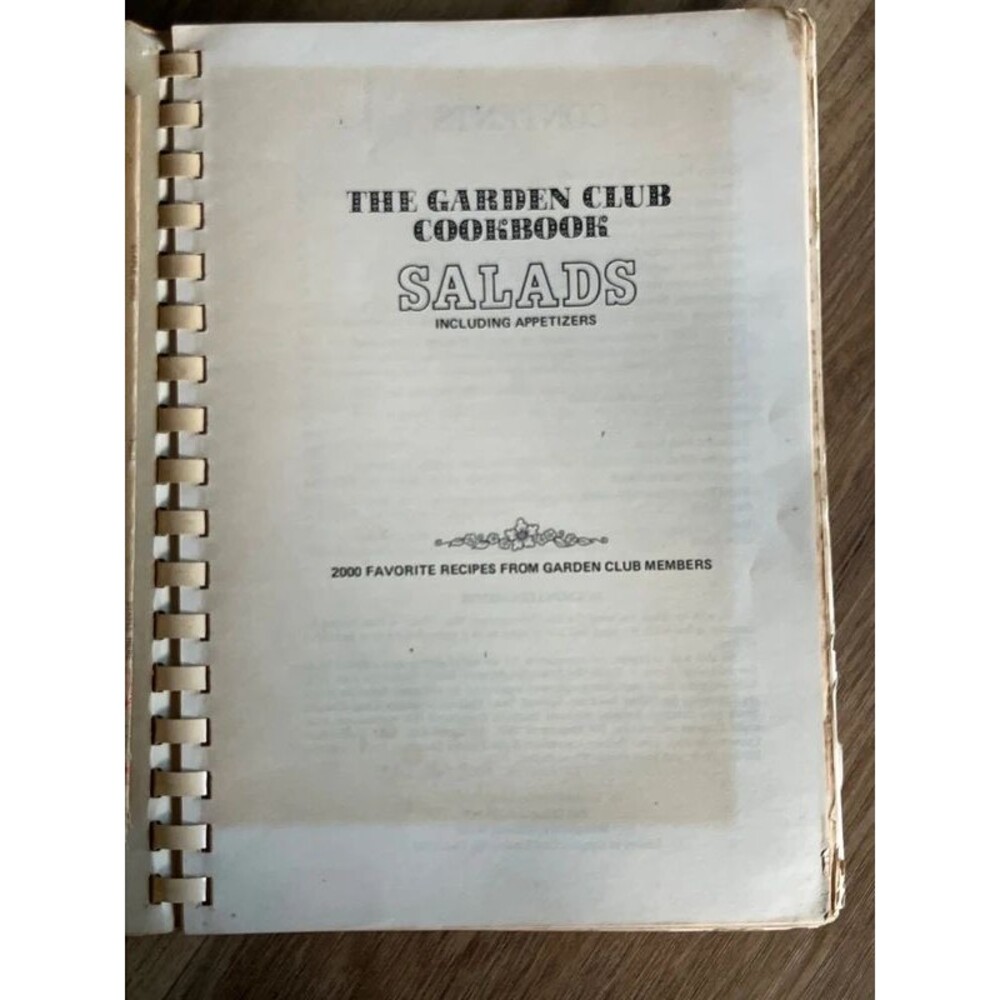 Vintage 1970 Garden Club Cookbook - Picture 3 of 7
